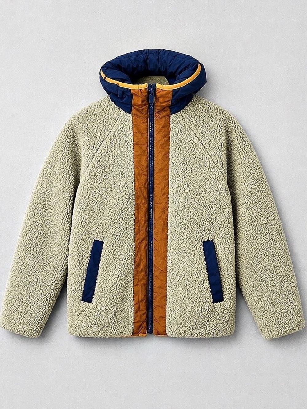 Zara Girls Fleece Hooded Jacket Green Size 11-12